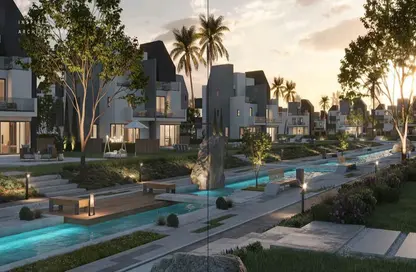 Apartment - 2 Bedrooms - 3 Bathrooms for sale in Rivers - New Zayed City - Sheikh Zayed City - Giza