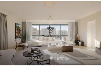Apartment - 2 Bedrooms - 2 Bathrooms for sale in O West - 6 October Compounds - 6 October City - Giza