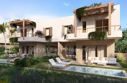 Twin House - 3 Bedrooms - 3 Bathrooms for sale in Ramla Lakeside - Qesm Ad Dabaah - North Coast