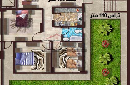 Apartment - 3 Bedrooms - 1 Bathroom for sale in 2nd Neighborhood - 2nd District West - Shorouk City - Cairo