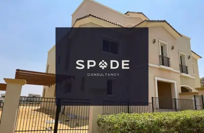 Twin House - 5 Bedrooms - 4 Bathrooms for sale in Uptown Cairo Road - Al Abageyah - El Khalifa - Cairo