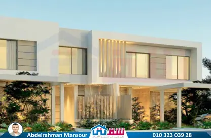 Townhouse - 4 Bedrooms - 4 Bathrooms for sale in Palm Hills - Alexandria Compounds - Alexandria