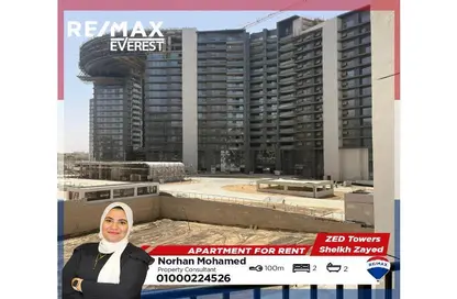 Apartment - 2 Bedrooms - 2 Bathrooms for rent in Village West - Sheikh Zayed Compounds - Sheikh Zayed City - Giza