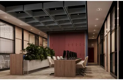 Office Space - Studio - 1 Bathroom for rent in American University Housing District - 5th Settlement Compounds - The 5th Settlement - New Cairo City - Cairo