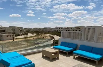 (بنتهاوس  (روف - 2 غرف نوم - 2 حمامات للبيع في هاسيندا ويست - راس الحكمة - الساحل الشمالي