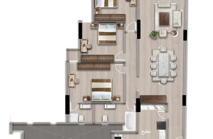 Apartment - 3 Bedrooms - 2 Bathrooms for sale in Ramadan Youssef St. - Ibrahimia - Hay Wasat - Alexandria