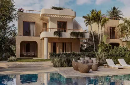 Villa - 4 Bedrooms - 5 Bathrooms for sale in Ramla Lakeside - Qesm Ad Dabaah - North Coast