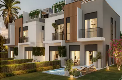 Townhouse - 4 Bedrooms - 3 Bathrooms for sale in Lake West - Sheikh Zayed Compounds - Sheikh Zayed City - Giza
