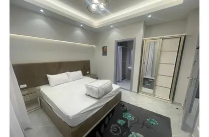 Apartment - Studio - 1 Bathroom for rent in Lazurde - 8th District - Sheikh Zayed City - Giza