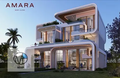 Apartment - 2 Bedrooms - 2 Bathrooms for sale in Amara - El Lotus - New Cairo City - Cairo