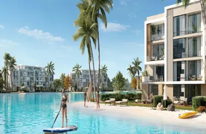 Chalet - 3 Bedrooms - 3 Bathrooms for sale in Azha North - Ras Al Hekma - North Coast