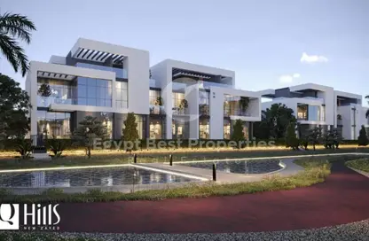 Twin House - 3 Bedrooms - 3 Bathrooms for sale in Q-Hills - New Zayed City - Sheikh Zayed City - Giza Twin House - 3 Bedrooms - 3 Bathrooms for sale in Q-Hills - New Zayed City - Sheikh Zayed City - Giza