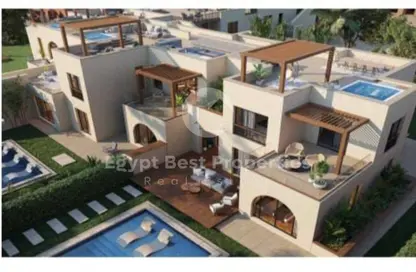 منزل مزدوج - 3 غرف نوم - 3 حمامات للبيع في طويلة الجونة - الجونة - الغردقة - محافظة البحر الاحمر