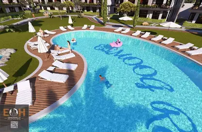 Apartment - 2 Bedrooms - 1 Bathroom for sale in Magawish Resort - Hurghada Resorts - Hurghada - Red Sea