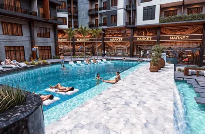 Apartment - 1 Bedroom - 1 Bathroom for sale in El Hadaba District - Hurghada - Red Sea