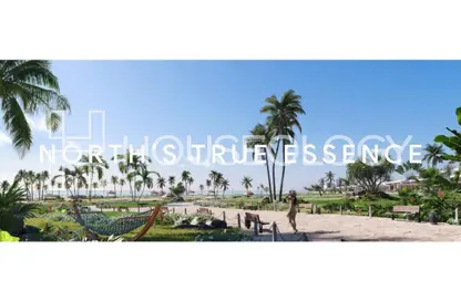 Chalet - 4 Bedrooms - 5 Bathrooms for sale in Azha North - Ras Al Hekma - North Coast