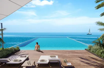 Chalet - 2 Bedrooms - 2 Bathrooms for sale in Ramla Lakeside - Qesm Ad Dabaah - North Coast