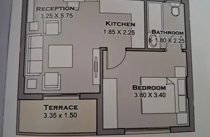 Apartment - Studio - 1 Bathroom for sale in Taj City - 5th Settlement Compounds - The 5th Settlement - New Cairo City - Cairo