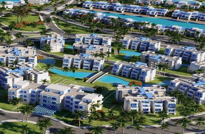 Chalet - 3 Bedrooms - 3 Bathrooms for sale in Ramla Lakeside - Qesm Ad Dabaah - North Coast