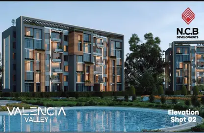 Apartment - 2 Bedrooms - 2 Bathrooms for sale in Valencia Valley - Al Andalus District - New Cairo City - Cairo