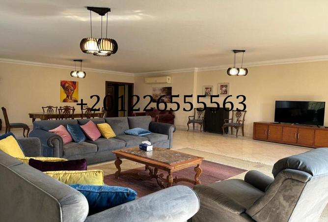 Apartment - 4 Bedrooms - 4 Bathrooms for rent in Sarayat Al Maadi - Hay El Maadi - Cairo
