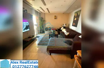 شقة - 2 غرف نوم - 2 حمامات للايجار في طريق الجيش - سيدي بشر - حي اول المنتزة - الاسكندرية