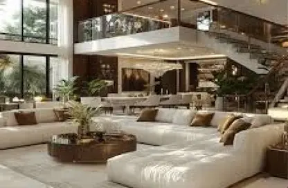 Twin House - 5 Bedrooms - 5 Bathrooms for sale in Hood 8 Side St. - Green Belt - 6 October City - Giza