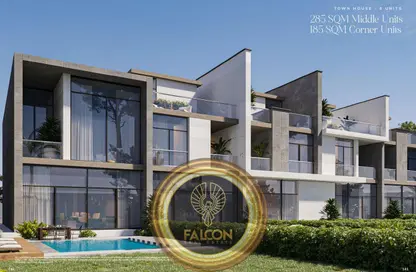 Townhouse - 3 Bedrooms - 3 Bathrooms for sale in Saada Compound - New Cairo City - Cairo