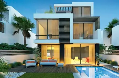 Townhouse - 3 Bedrooms - 4 Bathrooms for sale in Palm Hills New Cairo - 5th Settlement Compounds - The 5th Settlement - New Cairo City - Cairo