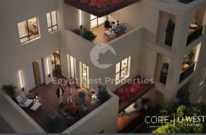 Penthouse - 2 Bedrooms - 3 Bathrooms for sale in O West - 6 October Compounds - 6 October City - Giza