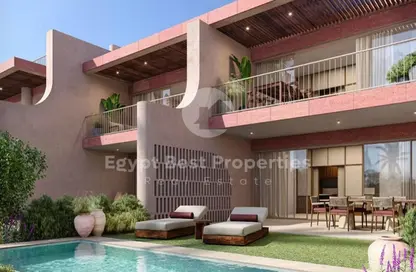 Chalet - 2 Bedrooms - 2 Bathrooms for sale in Ramla Lakeside - Qesm Ad Dabaah - North Coast