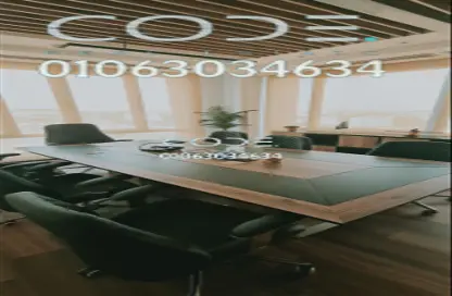 Office Space - Studio - 2 Bathrooms for sale in Al Guezira plaza - 26th of July Corridor - Sheikh Zayed City - Giza