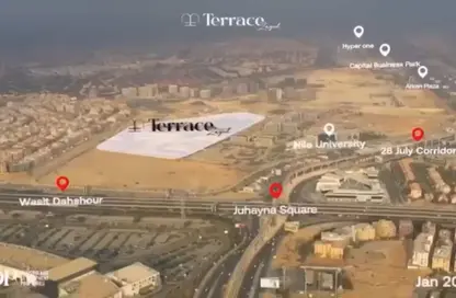 شقة - 2 غرف نوم - 2 حمامات للبيع في كمبوند تيراس - كمبوندات الشيخ زايد - الشيخ زايد - الجيزة
