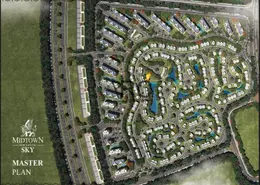 Townhouse - 4 Bedrooms - 4 Bathrooms for sale in Midtown Sky - New Capital Compounds - New Capital City - Cairo