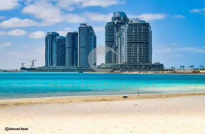 Chalet - 3 Bedrooms - 3 Bathrooms for sale in Downtown - New Alamein City - Al Alamein - North Coast