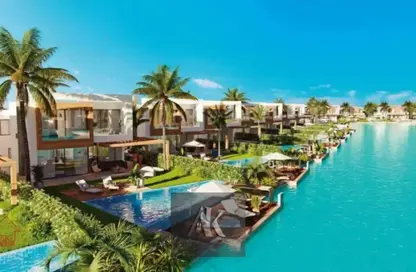 Chalet - 2 Bedrooms - 2 Bathrooms for sale in Hacienda Waters - Qesm Ad Dabaah - North Coast