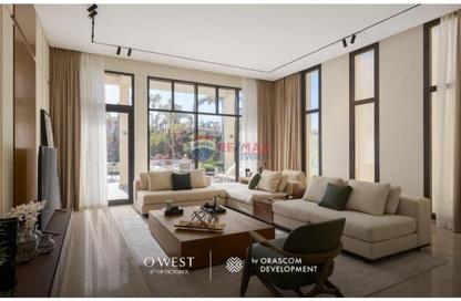 Apartment - 2 Bedrooms - 3 Bathrooms for rent in O West - 6 October Compounds - 6 October City - Giza