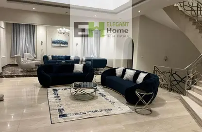 Villa - 7+ Bedrooms - 7+ Bathrooms for rent in West Golf - El Katameya Compounds - El Katameya - New Cairo City - Cairo