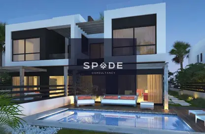Villa - 3 Bedrooms - 5 Bathrooms for sale in Palm Hills New Cairo - 5th Settlement Compounds - The 5th Settlement - New Cairo City - Cairo