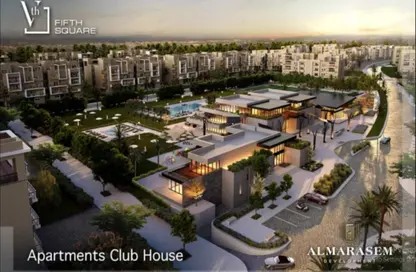 Apartment - 2 Bedrooms - 2 Bathrooms for sale in Moon Residences - Fifth Square - The 5th Settlement - New Cairo City - Cairo