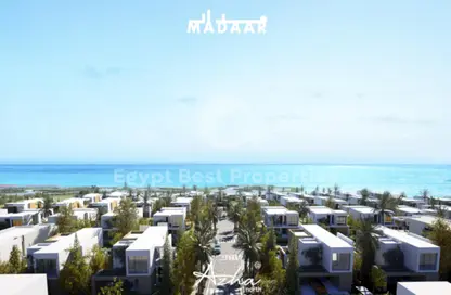 تاون هاوس - 3 غرف نوم - 3 حمامات للبيع في ازها الساحل الشمالي - راس الحكمة - الساحل الشمالي