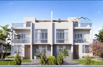 Twin House - 3 Bedrooms - 4 Bathrooms for sale in Mazarine - New Alamein City - Al Alamein - North Coast