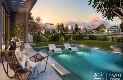 Twin House - 3 Bedrooms - 3 Bathrooms for sale in O West - 6 October Compounds - 6 October City - Giza