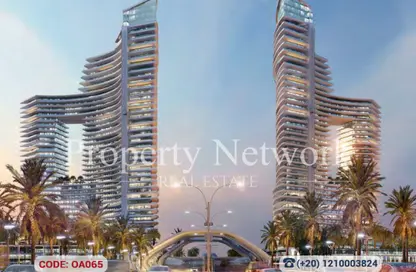 Apartment - 2 Bedrooms - 2 Bathrooms for sale in The Gate Towers - New Alamein City - Al Alamein - North Coast