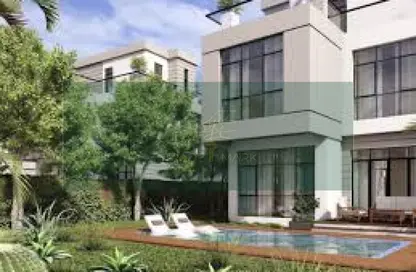 Twin House - 4 Bedrooms - 5 Bathrooms for sale in Saada Compound - New Cairo City - Cairo