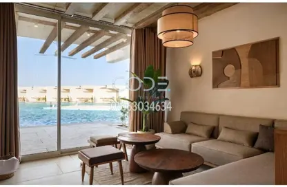 Chalet - 2 Bedrooms - 1 Bathroom for sale in Hacienda Waters - Qesm Ad Dabaah - North Coast