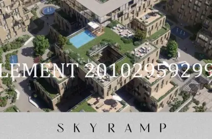 شقة - غرفة نوم - 2 حمامات للبيع في سكاي رامب - الشيخ زايد - الجيزة