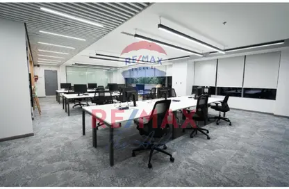 Office Space - Studio - 7+ Bathrooms for rent in Cairo Festival City - North Investors Area - New Cairo City - Cairo