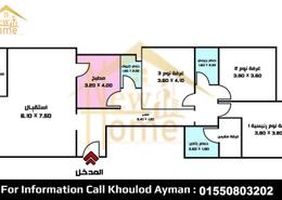 Apartment - 3 bedrooms for للبيع in Waterfront - Sawary - Alexandria Compounds - Alexandria