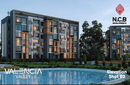 Hotel Apartment - 1 Bedroom - 1 Bathroom for sale in Valencia Valley - Al Andalus District - New Cairo City - Cairo